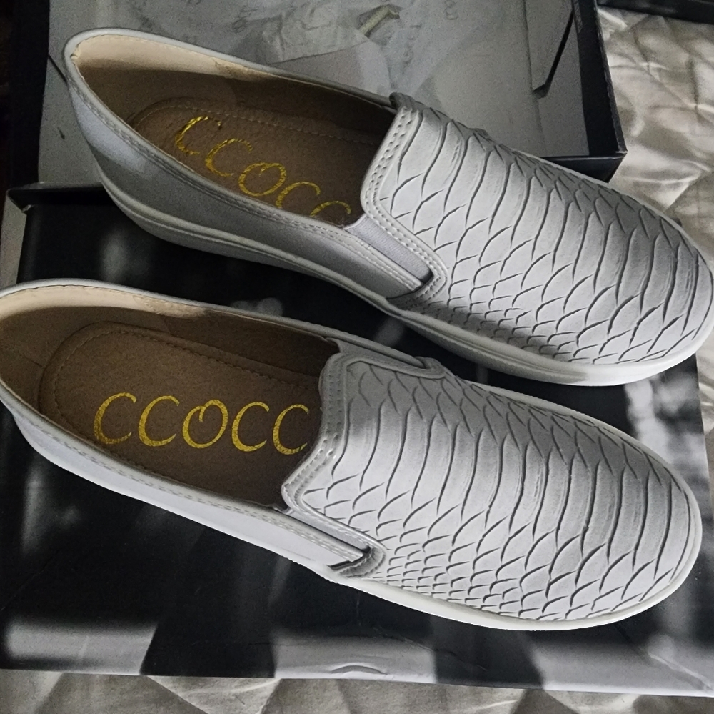 Ccocci Peyton platform size 7.5 in grey